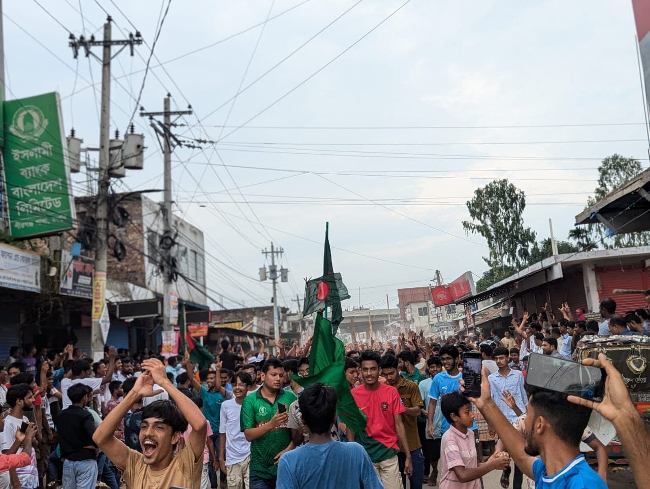 জুলাই আন্দোলনে সক্রিয় অংশগ্রহণ